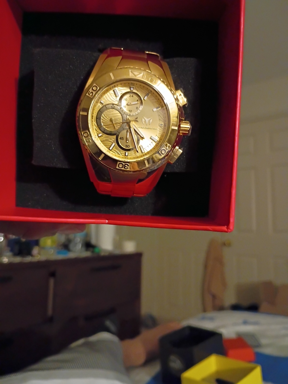 Invicta Gold Tone Chronograph Men's Watch